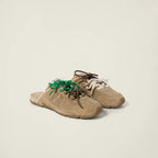 530 SL Mules – Bleached Suede & Gum Sole Ecru Edition Women