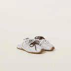 530 SL Mules - Bleached Leather & Gum Sole White