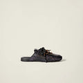530 SL Mules – Bleached Leather & Gum Sole Black Edition Women