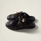 530 SL Mules – Bleached Leather & Gum Sole Black Edition Women