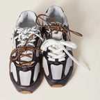 530 SL Runner – Deco’ Calf Leather & Suede Edition (Black / White) Women