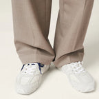 NB x Miu Miu 530 SL White suede and mesh sneakers Women