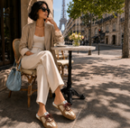 530 SL Mules – Bleached Leather & Gum Sole Cinnamon Travertine Gray
