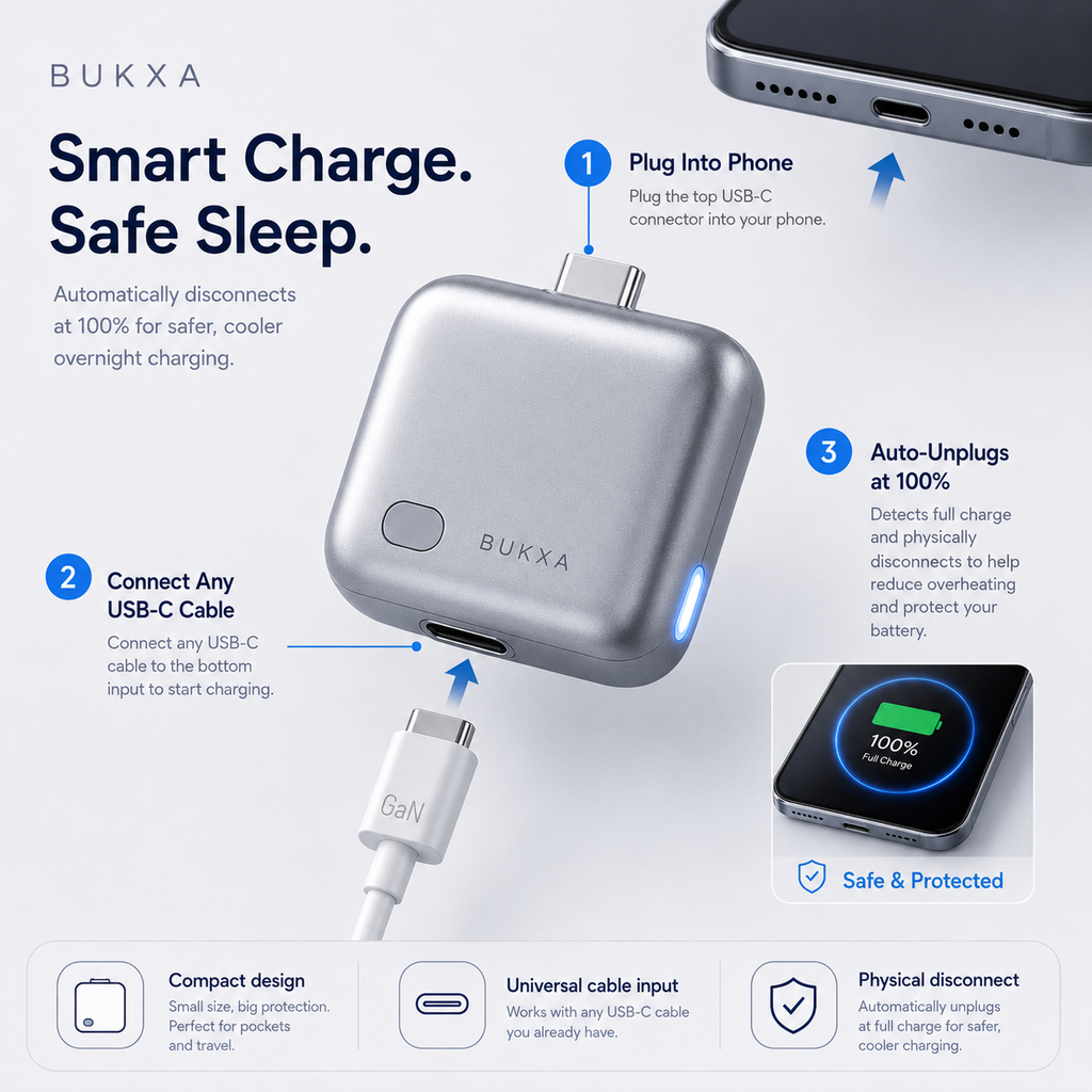 Self Unplugging Charger