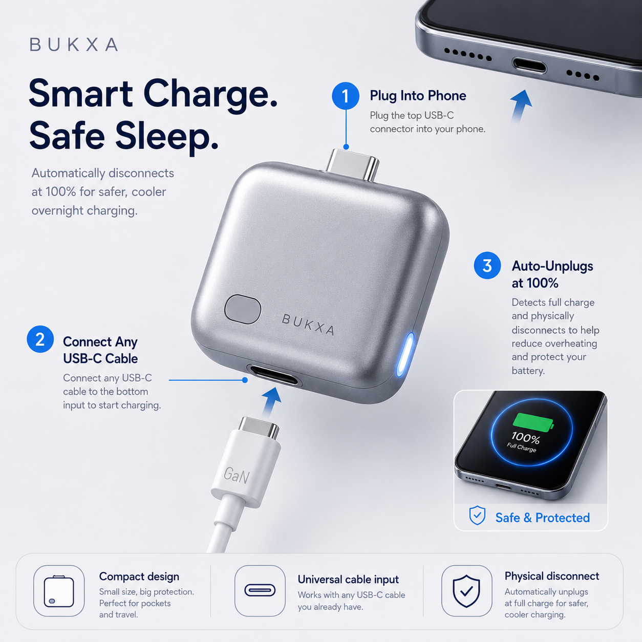 Self Unplugging Charger